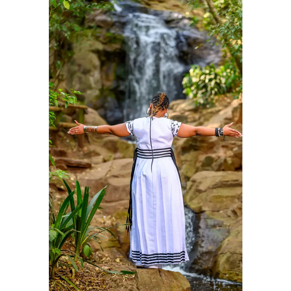 Babalwa (Xhosa long Side Slit Top) - Dresses