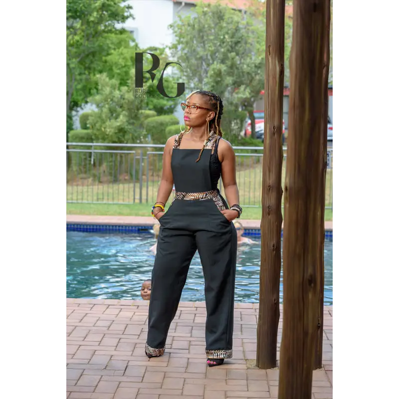 Black Gold Jumpsuit - Jumpsuits & Rompers