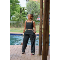 Black Gold Jumpsuit - Jumpsuits & Rompers