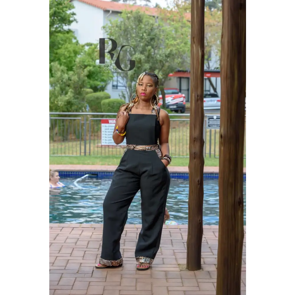 Black Gold Jumpsuit - Jumpsuits & Rompers