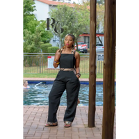 Black Gold Jumpsuit - Jumpsuits & Rompers