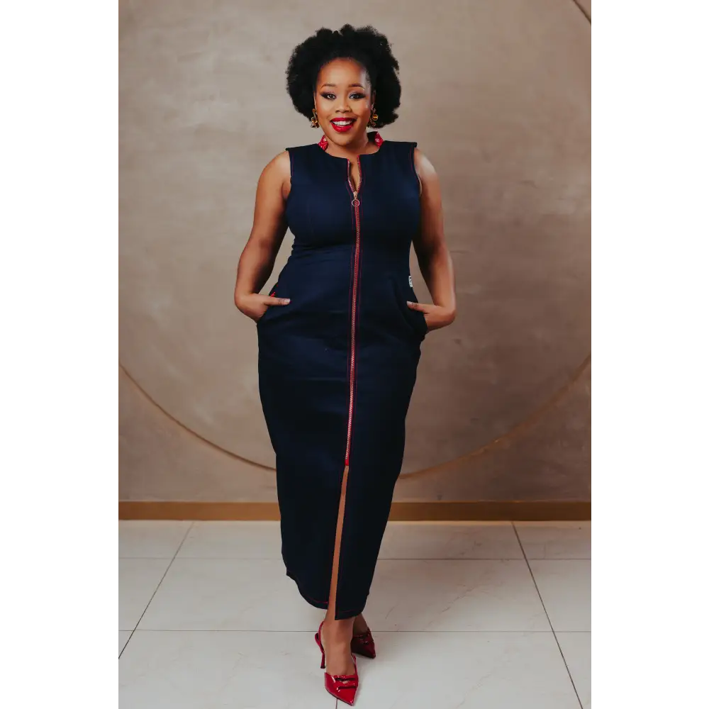 Modise Executive Dress - 30 / Navy - Dress