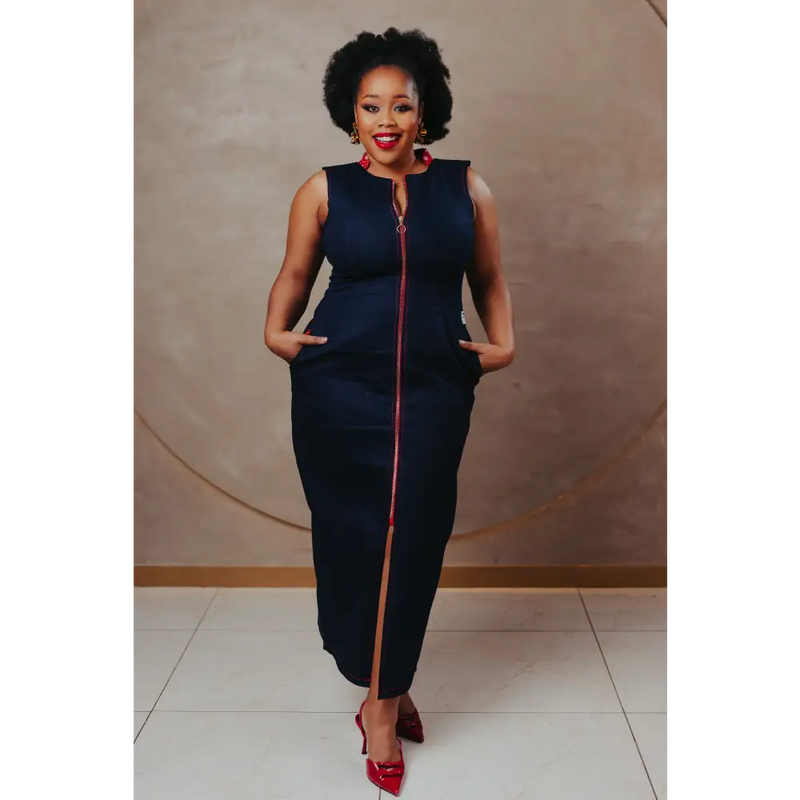 Modise Executive Dress - 30 / Navy - Dress
