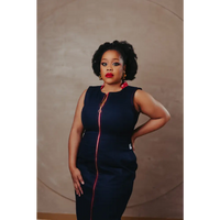 Modise Executive Dress - 32 / Navy - Dress