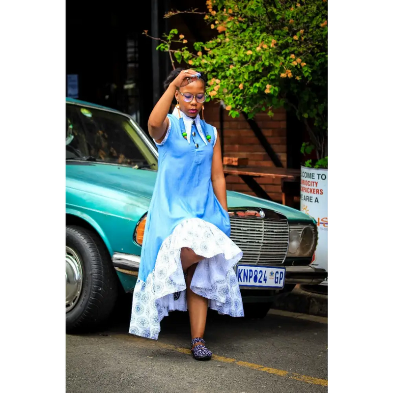 Soft denim dress - Dresses