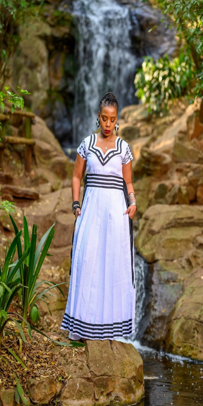 Babalwa (Xhosa long Side Slit Top)