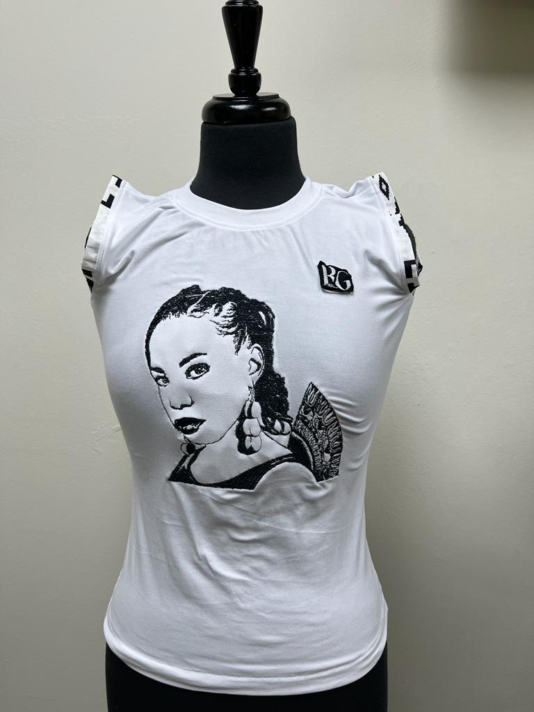 RG Facial Embroidery T-Shirt