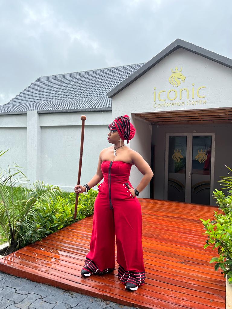 Bomvu Warrior Jumpsuit with Tuku