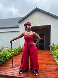 Bomvu Warrior Jumpsuit with Tuku