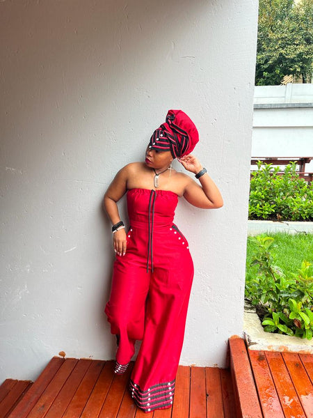 Bomvu Warrior Jumpsuit with Tuku