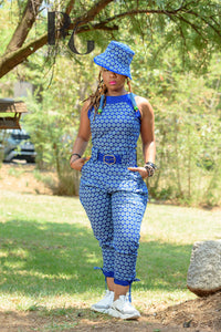 Pantsula Jumpsuit and spotty hat