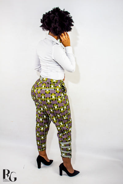 Olive Slim Pants